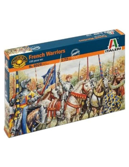 Kit de Figuras Guerreros Franceses Italeri 1/72 - 20 Soldados