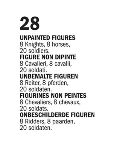 Kit de Figuras Guerreros Franceses Italeri 1/72 - 20 Soldados