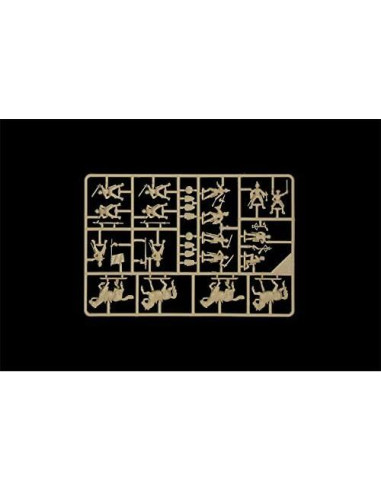 Kit de Figuras Guerreros Franceses Italeri 1/72 - 20 Soldados