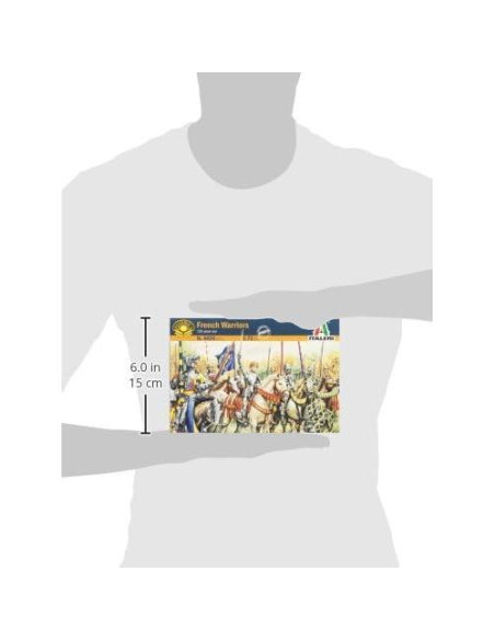 Kit de Figuras Guerreros Franceses Italeri 1/72 - 20 Soldados