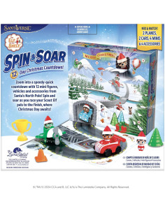 Calendario de Adviento Elfo en el Estante 12 Días con Figuras 2