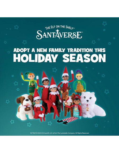 Calendario de Adviento Elfo en el Estante 12 Días con Figuras