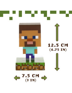 Luz Icono de Steve Paladone Minecraft 3D Decoración Infantil 2