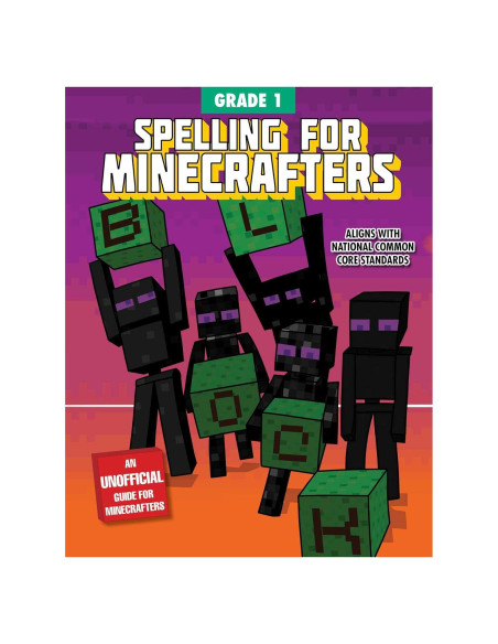Spelling for Minecrafters: Grade 1