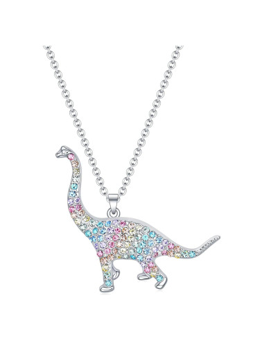 Collar de Dinosaurio T-Rex Luomart para Niñas 41.1 cm