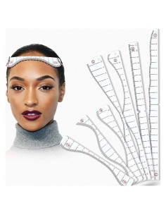 Regla Plantilla para Dibujo de Línea Capilar Rasmet - 7 Estilos