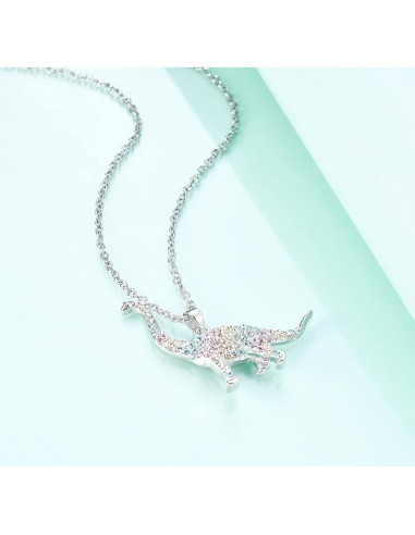 Collar de Dinosaurio T-Rex Luomart para Niñas 41.1 cm