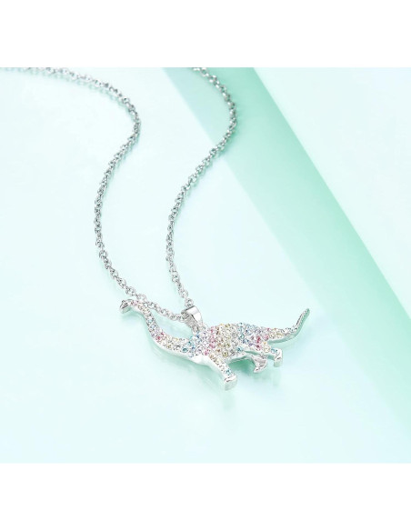 Collar de Dinosaurio T-Rex Luomart para Niñas 41.1 cm