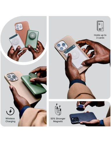 Funda PopSockets Aura para iPhone 15 Pro con MagSafe