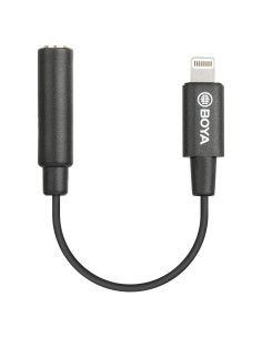 Adaptador BOYA BY-K3 TRRS a Lightning para iPhone y iPad