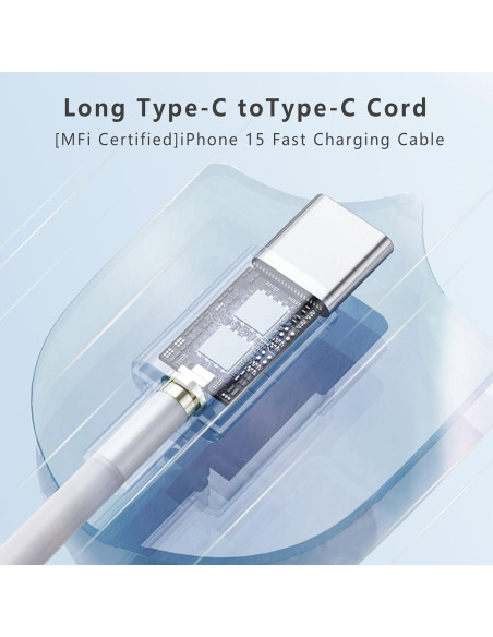 Cable USB C a USB C 3M 60W UIIZIBVKJZ Carga Rápida