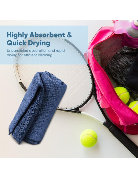 Paños de Microfibra HOMEXCEL 12 Unidades 30x30 cm Multicolor