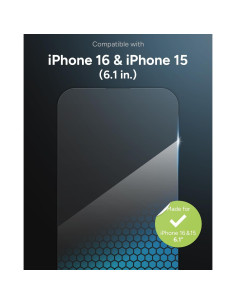 Protector de Pantalla ZAGG XTR4 para iPhone 16 - Vidrio Templado 2