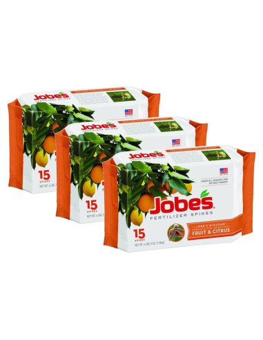 Picos de Fertilizante Jobe's 01612 para Árboles Frutales - 3 Pack