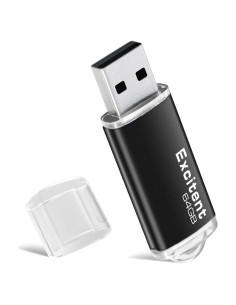 Unidad Flash USB 64GB Excitent Alta Velocidad Negro