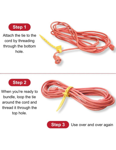 Bridas Reutilizables ONE TIE 20.32 cm Verde - 10 Piezas