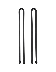 Corbatas de Goma Reutilizables Nite Ize 30.48 cm Negro Paquete de 2 2
