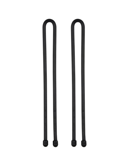 Corbatas de Goma Reutilizables Nite Ize 30.48 cm Negro Paquete de 2