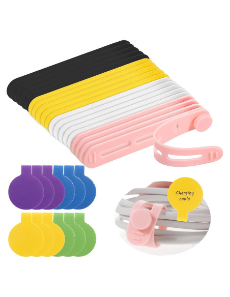 Conjunto de Organizador de Cables Gtziqa 32 Piezas Multicolor