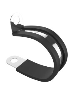 50 Abrazaderas de Cable 1" Acero Inoxidable UCANVIN con Goma