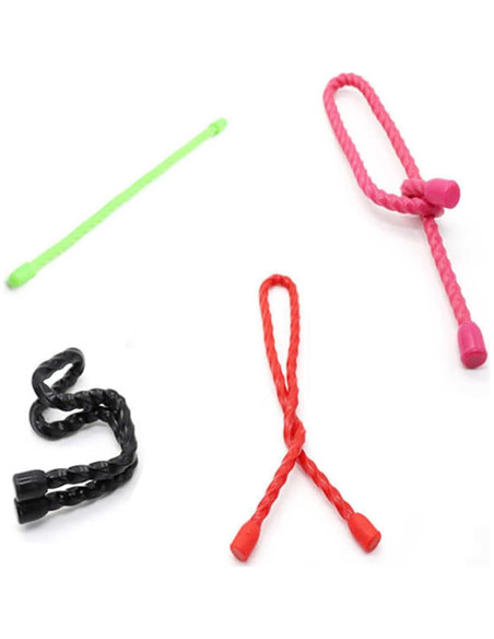 Correas de Silicona Xirgoe 12pcs Reutilizables 3-12 pulgadas