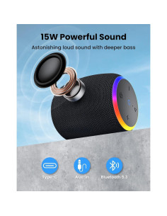 Altavoz Bluetooth ZICOROOP Tr5 15W Impermeable IPX6 12H 2