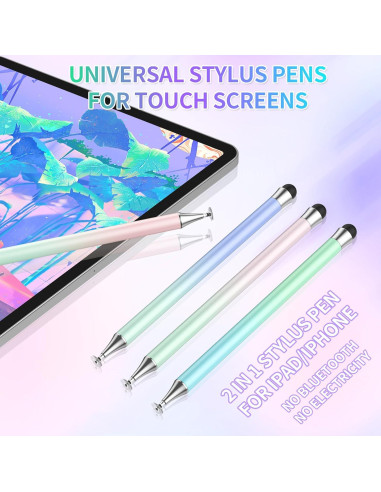Bolígrafo Stylus 2 en 1 Dilizu para Pantalla Táctil - Alta Precisión
