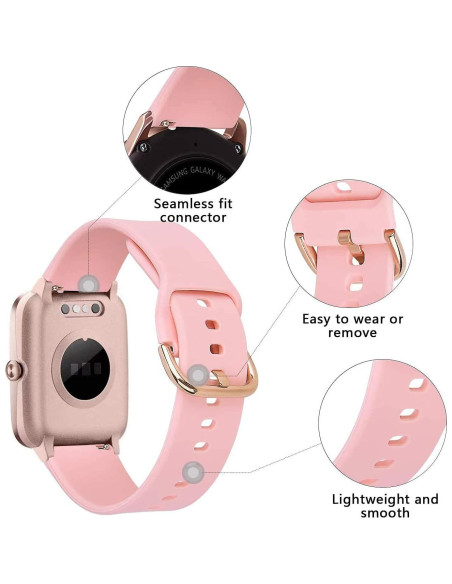 Correas de Silicona para Reloj ID205L - Paquete de 3 Colores