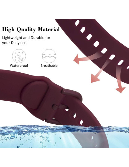 Correas de Silicona para Reloj ID205L - Paquete de 3 Colores