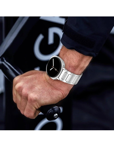 Banda de Acero Inoxidable PanPinnacle para Galaxy Watch 8 46mm