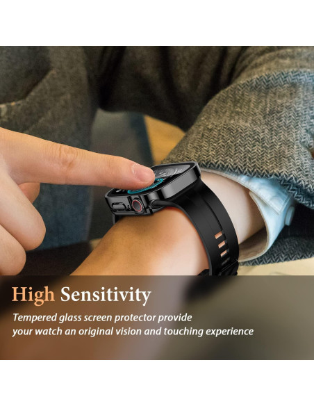 Funda 2 en 1 Amizee para Apple Watch 45mm con Protector