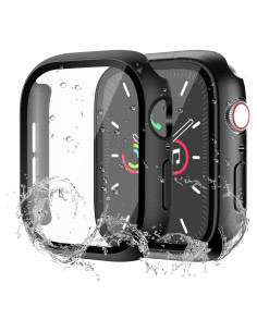Funda Impermeable para Apple Watch 44mm - Protector Vidrio Templado