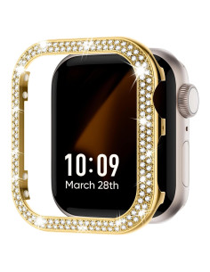 Funda Brillante Missair para Apple Watch 45mm Dorado