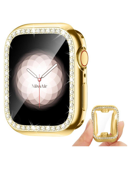 Funda Bling TPU Suave Missair para Apple Watch 40mm Oro
