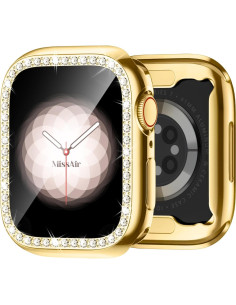 Funda Bling TPU Suave Missair para Apple Watch 40mm Oro 2