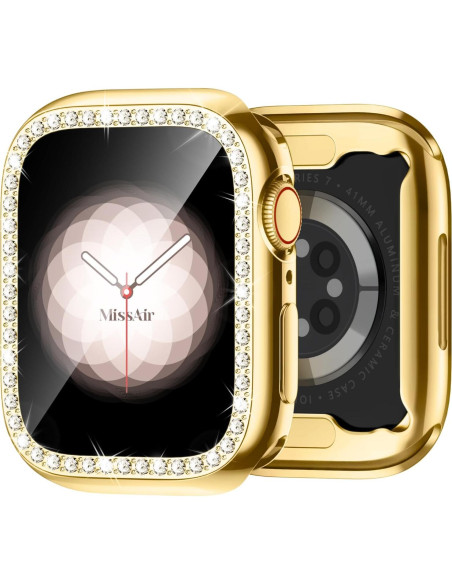 Funda Bling TPU Suave Missair para Apple Watch 40mm Oro