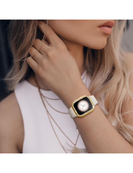 Funda Bling TPU Suave Missair para Apple Watch 40mm Oro