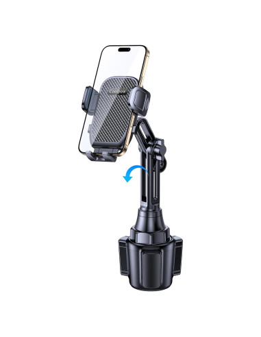 Soporte para Teléfono en Portavasos Coolpow Ajustable 4-7"