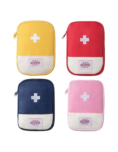 Bolsa de Primeros Auxilios Mini JJLFresheners 4Pcs Portátil