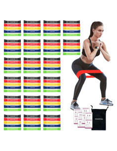 KANGFITER 100 PCS Bandas de Resistencia para Ejercicio