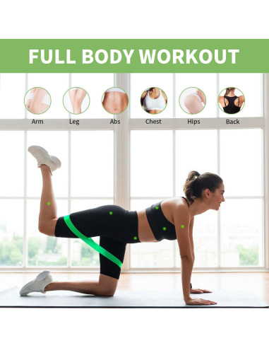 KANGFITER 100 PCS Bandas de Resistencia para Ejercicio