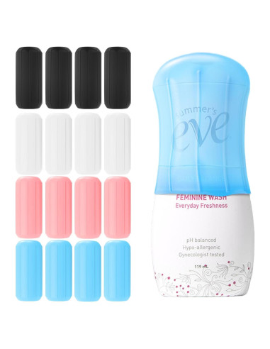 16 Fundas de Silicona a Prueba de Fugas Skyconser para Viaje