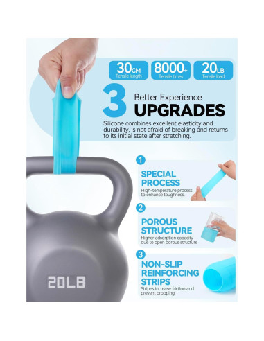 16 Fundas de Silicona a Prueba de Fugas Skyconser para Viaje