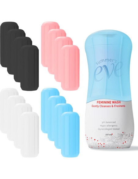 16 Fundas de Silicona a Prueba de Fugas Skyconser para Viaje