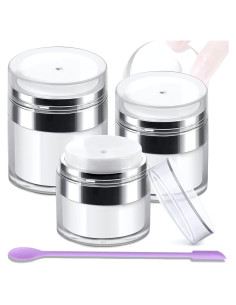 Tarros de bomba sin aire Sonfon - 3 tamaños para cosméticos