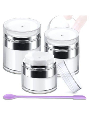 Tarros de bomba sin aire Sonfon - 3 tamaños para cosméticos