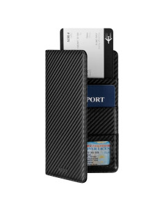 Cartera de Viaje VULKIT con Bloqueo RFID para Hombres y Mujeres