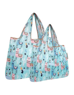 Conjunto de 2 Bolsas Reutilizables Allydrew Nylon Plegables