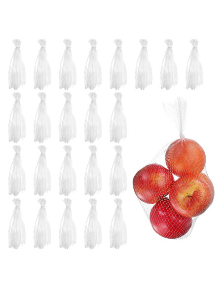 Bolsas de Malla Reutilizables uxcell 150pcs 30cm Blancas