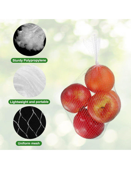 Bolsas de Malla Reutilizables uxcell 150pcs 30cm Blancas